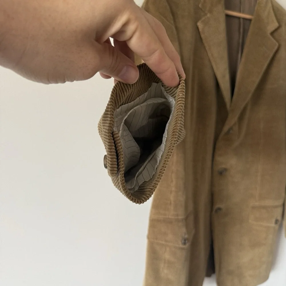 Ermenegildo Zegna‎ CASHCO Corduroy Blazer Made In Italy Money SEE MEASUREMENTS